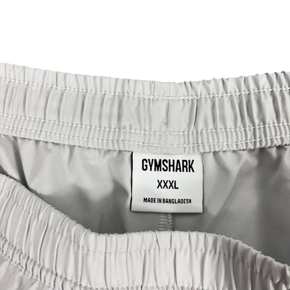Gymshark Men's Grey Athletic Workout Running Shorts Size XXXL 3XL Mesh Panels - Picture 3 of 10